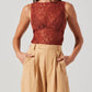 Astr - Kairi Lace High Neck Top