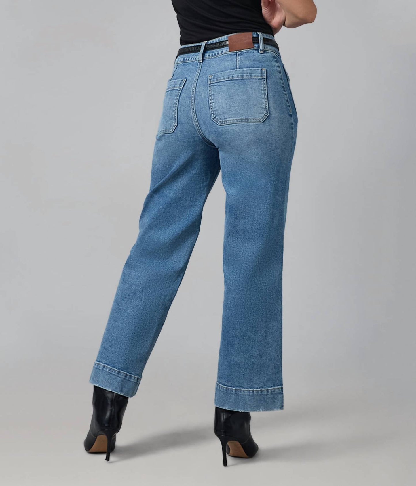 Lola Jeans - Colette High Rise Wide Leg Jeans