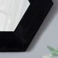 Hexagon Mirror With Natural Wood Frame