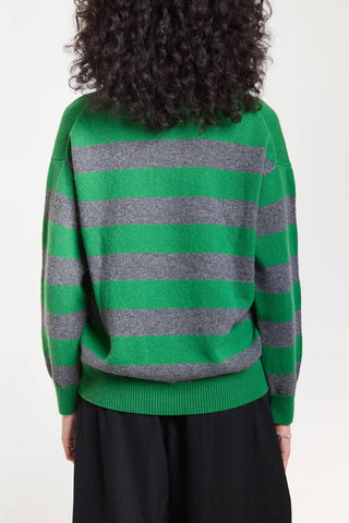 &Daughter - Edith Stripe Polo Top