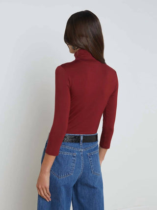 L'Agence - Aja Turtleneck 3/4 Sleeve Top