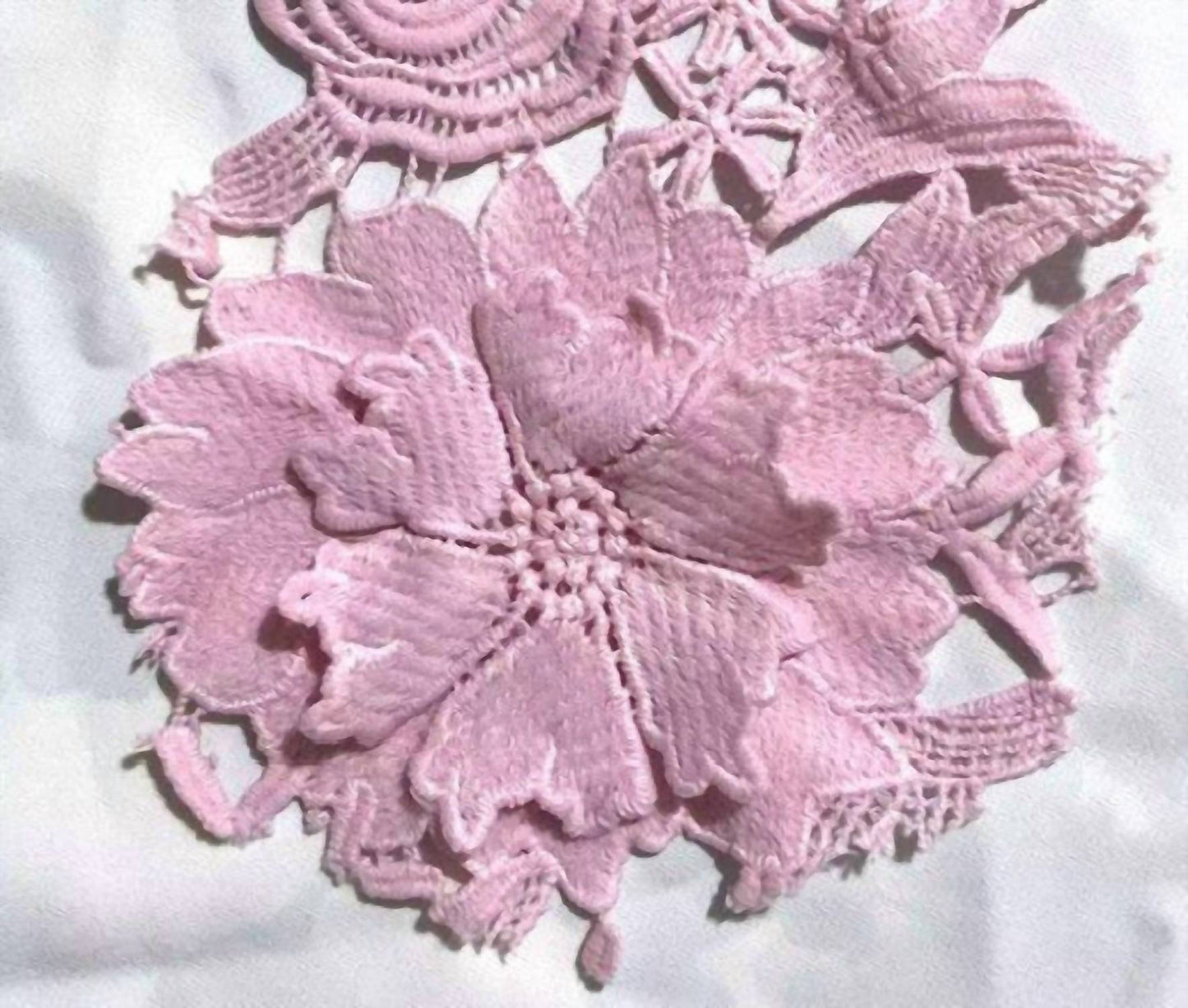 Abbey Glass - 3d Lace Mini Dress