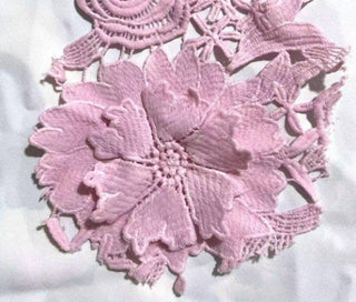 Abbey Glass - 3d Lace Mini Dress