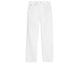 Topshop - Denim High Rise Straight Leg Retro Dad Jeans