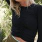 Free People - Elsie Ruched Long Sleeve top