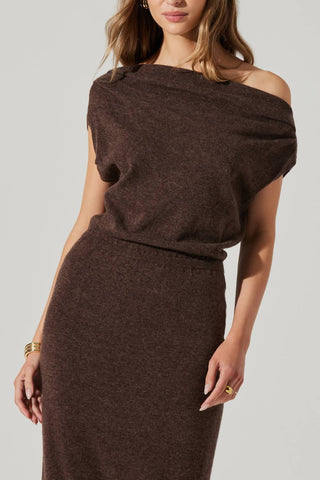 Astr - Val One Shoulder Sweater Dress