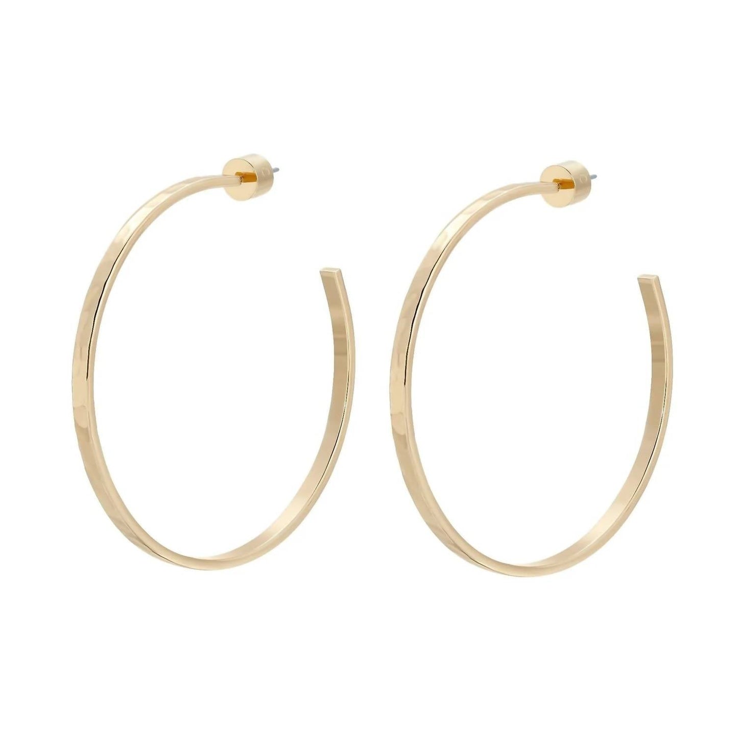 Eklexic - Women's 2" Hammered Hoops