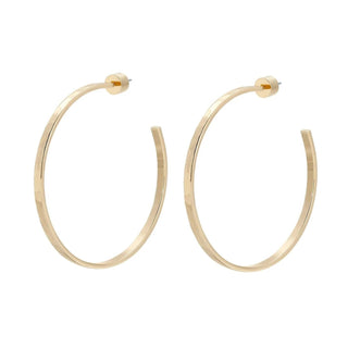 Eklexic - Women's 2" Hammered Hoops
