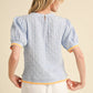 Jodifl - Nina Textured Puff Sleeve Top