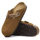 Birkenstock - Women's Boston Suede Braided Clogs