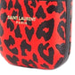 Saint Laurent - Women's Leopard Print Leather Airpods Case