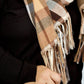 Echo - Patched Plaid Wrap With Fringe