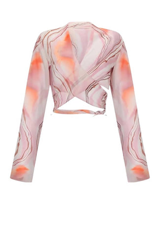 Nelblu - Ada Sheer Wide Slevees Top