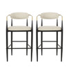 Counter Height Upholstered Barstools (Set of 2)