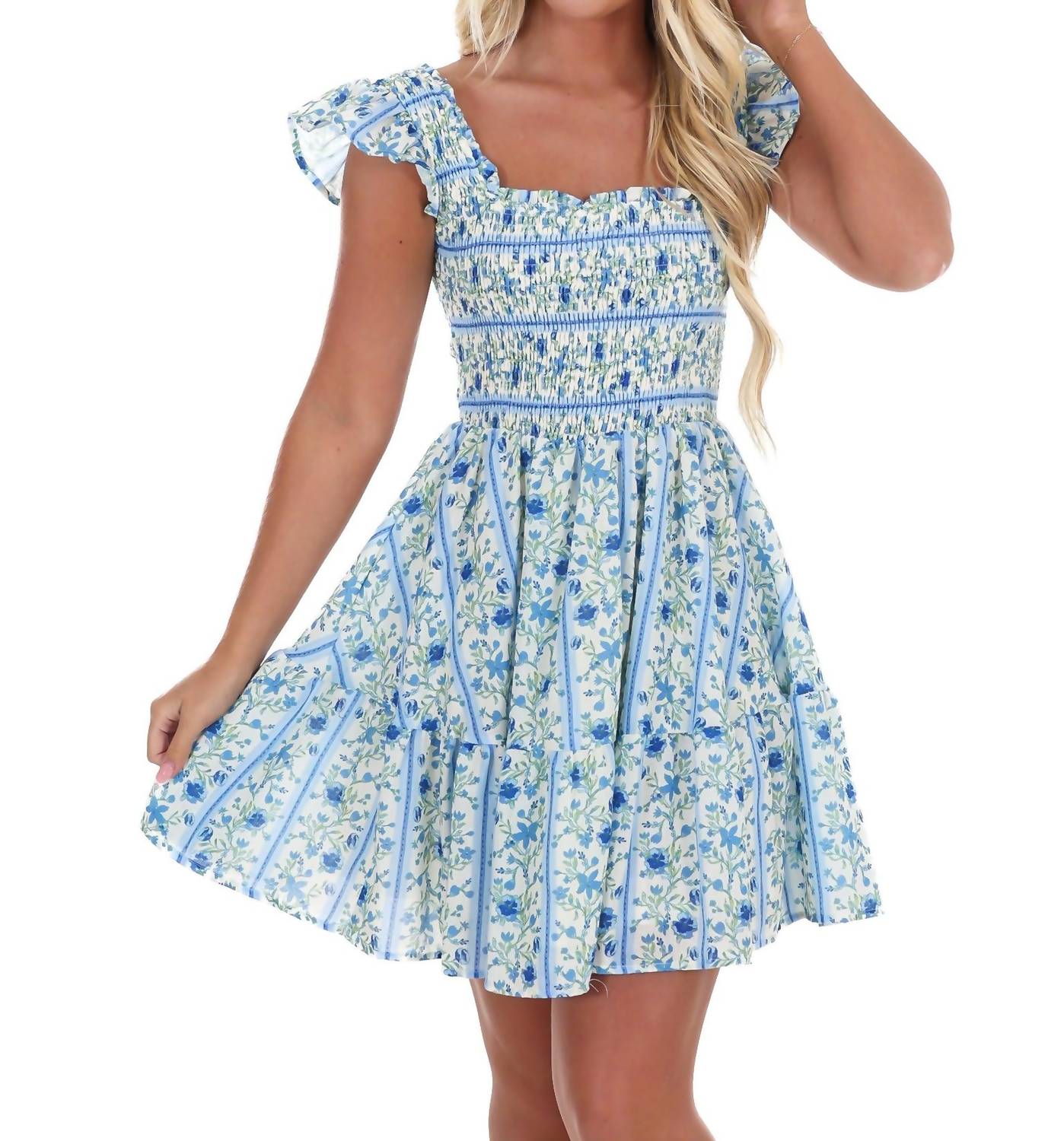 Flying Tomato - Petal Play Floral Mini Dress