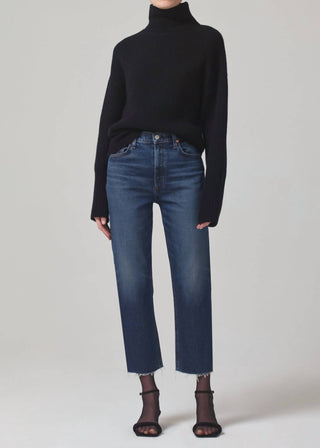 Citizens Of Humanity - Daphne Crop High Rise Stovepipe Jeans