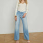 L'Agence - Joanne Low Rise Wide Leg Jeans