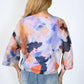 Frank Lyman - Woven Chiffon Overlay Top