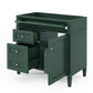 Bathroom Vanity With 2 Drawers and Tip-Out Drawer Storage Cabinet