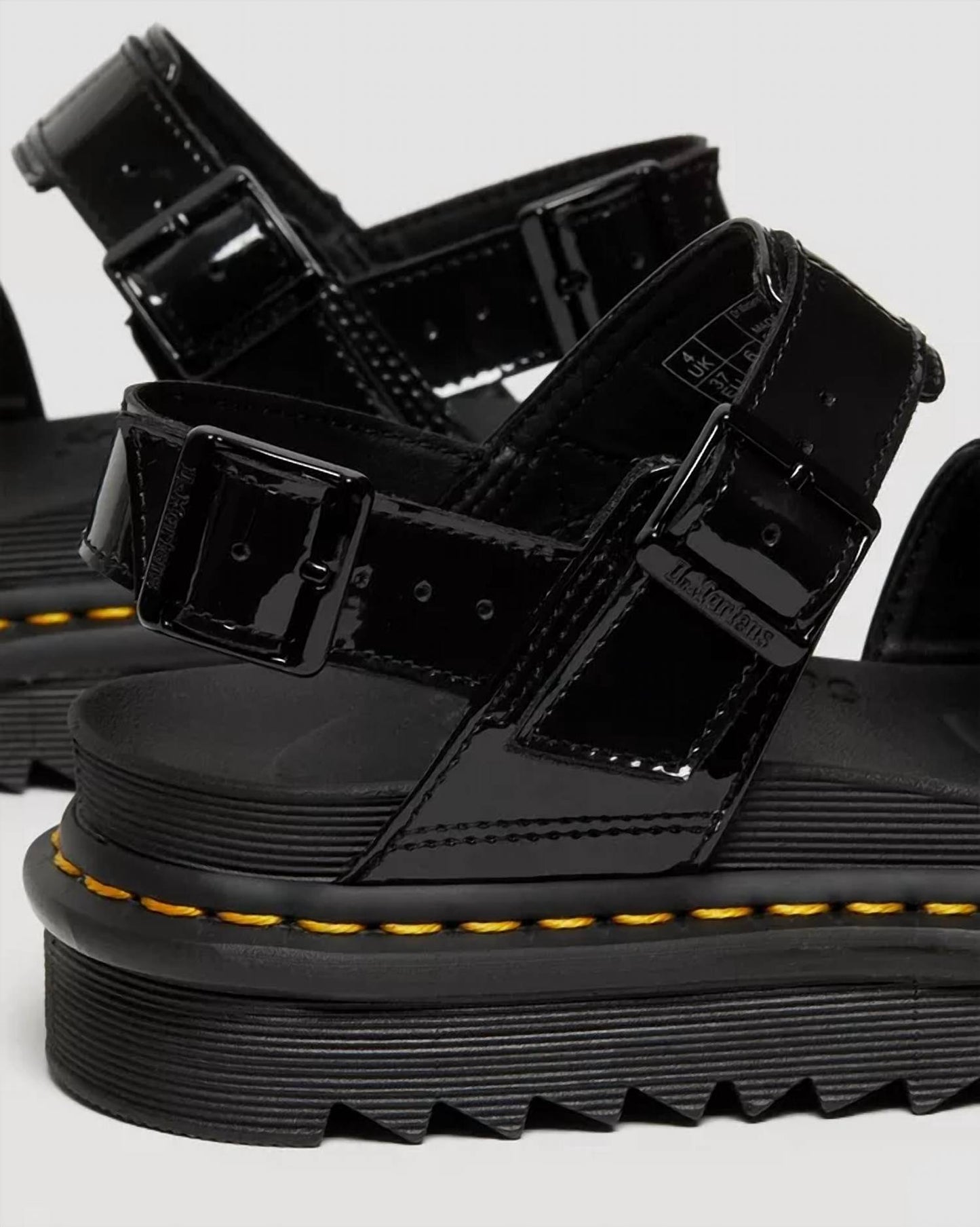 Dr. Martens - Voss Women's Patent Leather Strap Sandals
