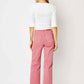 Judy Blue - Crochet Patch Garment Dyed Jeans