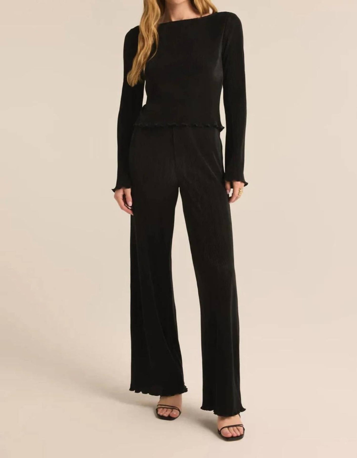 Z Supply - PLISSÉ HIGH RISE PANT