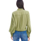 Karen Kane - Long Sleeve Tie-Front Top
