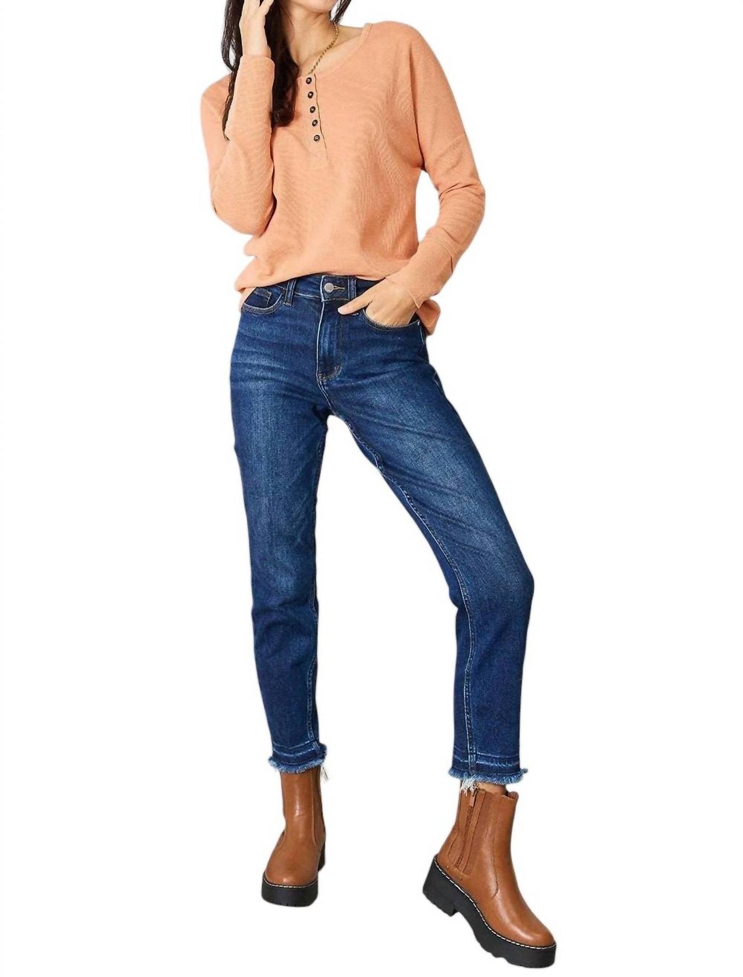 Basic Bae - Sophisticated Comfort Half Button Blouse
