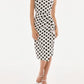 Joseph Ribkoff - Lux Twill Polka Dot Print Halter Dress