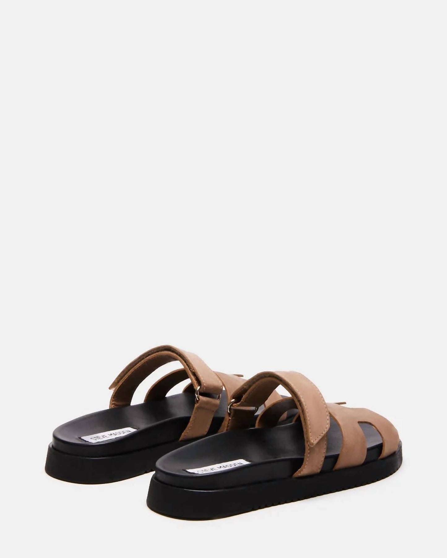 Steve Madden - Women's Mayven Leather Flatform Slides