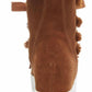 Steve Madden - Women's Suede Faux Fur Lined Wedge Lace Up Sneaker