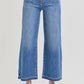Risen - High Rise Crop Wide Jeans