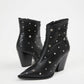 The Kooples - STAR STUDDED LEATHER BOOTS