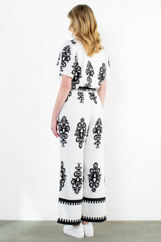 Thml - Wide Leg Print Pants