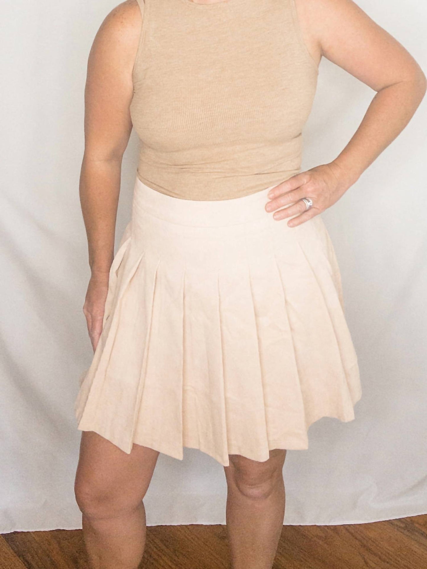 &Merci - It's Time To Go Corduroy Tennis Skirt