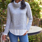 Karen Kane - Layered Turtleneck Sweater