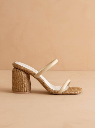 Oasis Society - Margaret Rattan Heel Sandal