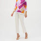 Joseph Ribkoff - Abstract 3/4 Length Sweater