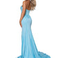 Rachel Allan - Figure-hugging Strapless Prom Dress