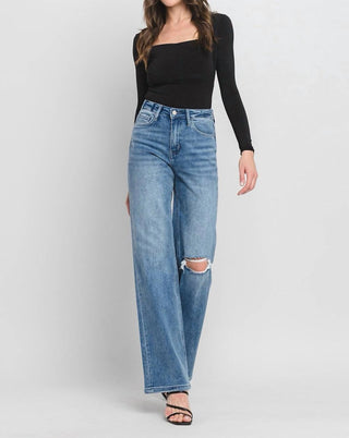 Risen - 90's Vintage Flare High Rise Jeans