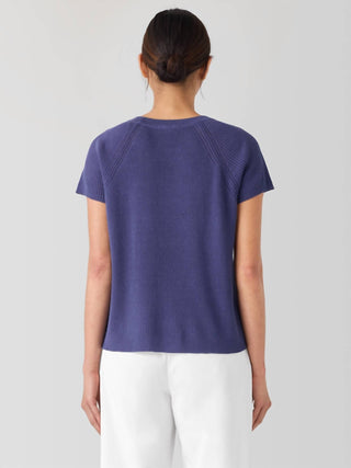 Eileen Fisher - Organic Linen Cotton Jewel Neck Top