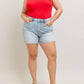 Judy Blue - High Waist Rigid Magic Denim Shorts Plus