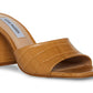 Steve Madden - Women's Square Toe Crocodile Block Heel
