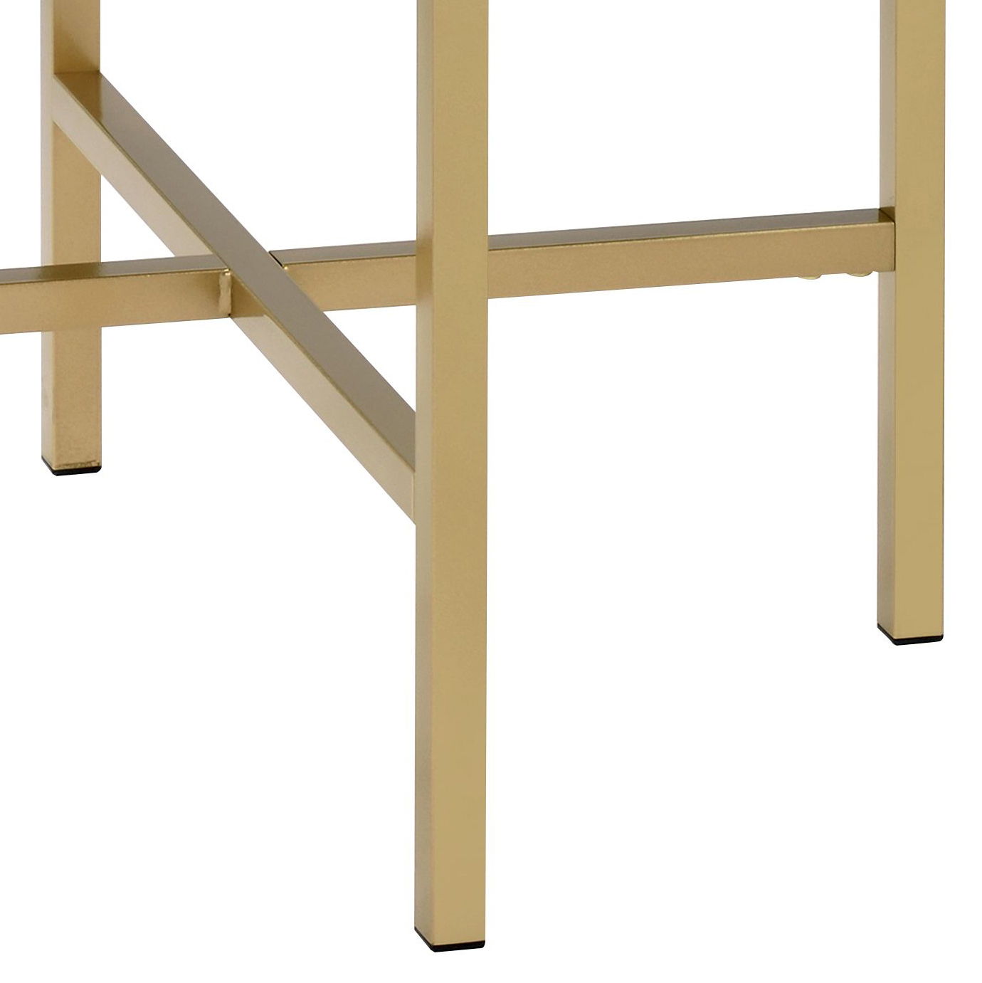 Mithea End Table - Oak / Gold