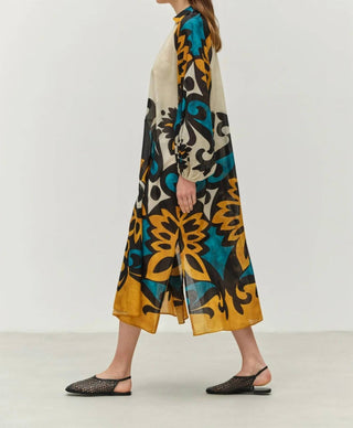 Devotion Twins - Chirpy Long Sleeve Maxi Dress