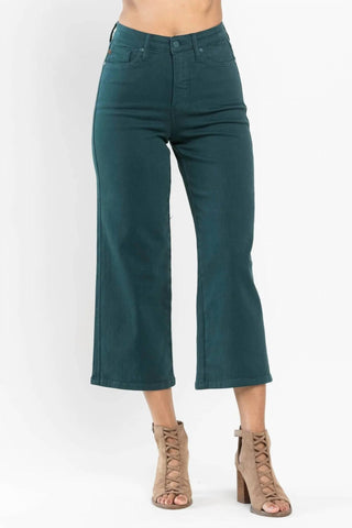 Judy Blue - Cropped Wide Leg Jean