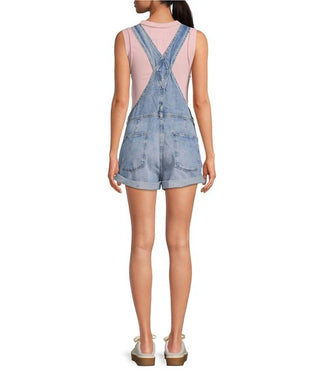 Free People - Ziggy Square Neck Shortall Overalls
