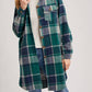 Bluivy - Women's Flannel Plaid Longline Shacket