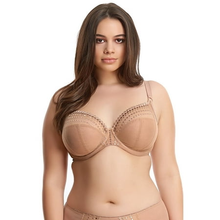 Elomi Matilda Underwire Plunge Bra  Cafe Au Lait  42DD (UK)