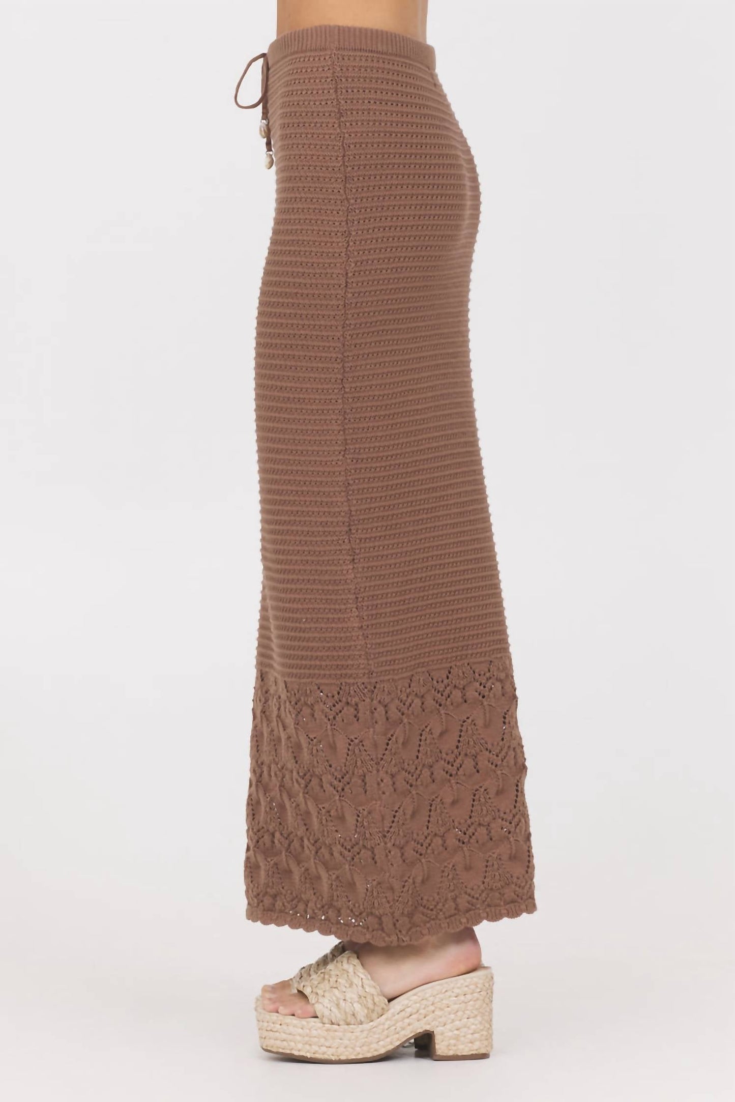 Vintage Havana - Crochet Maxi Skirt